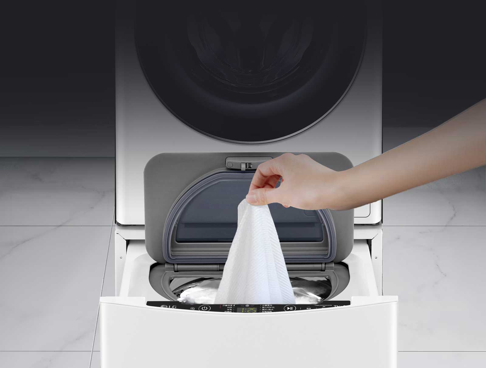 少量衣服也可轻松简便的每日清晰