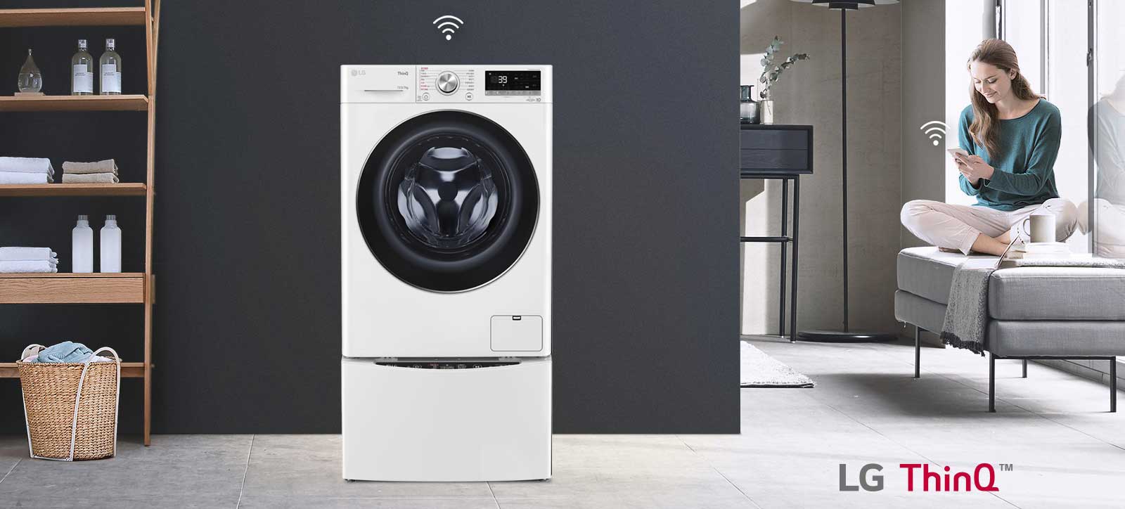 无论何时何地都能够使用手机或其它移动设备根据不同需求下载相应的洗衣程序