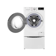 LG 同步分类 · 双擎洗干一体机 <br>蒸汽洗 大容量 13.5/7Kg 钛空银, 正面开门视图, FCW13DWW, thumbnail 11