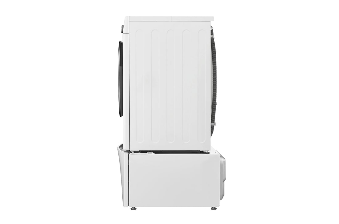 LG 同步分类 · 双擎洗干一体机 <br>蒸汽洗 大容量 13.5/7Kg 钛空银, 90度侧面视图, FCW13DWW, thumbnail 12