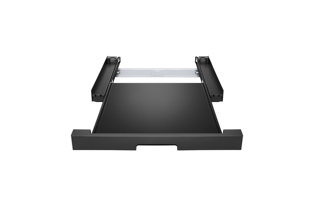 LG 洗烘套装专属固定架 连接抽屉 暮云黑, 正视图打开, DK2M, thumbnail 2