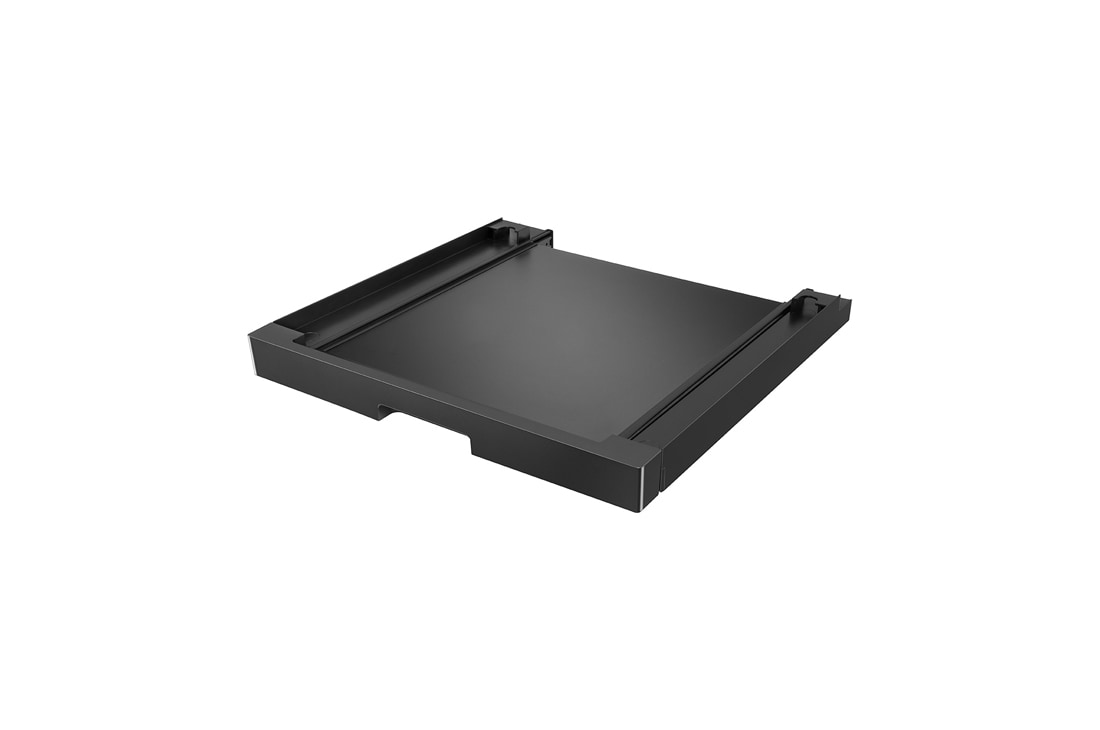 LG 洗烘套装专属固定架 连接抽屉 暮云黑, 侧视图, DK2M, thumbnail 3