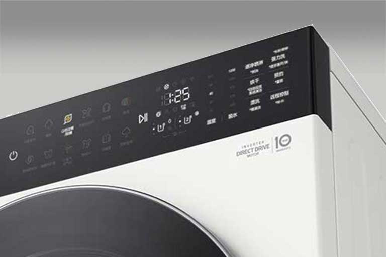 它显示了洗衣机的外观。