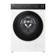 LG人工智能·觅境洗衣机 <br>极简超薄360°速净喷淋  12Kg 晨露白, 13 公斤滚筒洗衣机白色 - AI DD、自动分配、Microplastic Care ({Sales Model Code})正面视图, FF12CK2E, thumbnail 1