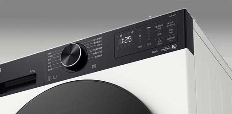 它显示了洗衣机的外观。