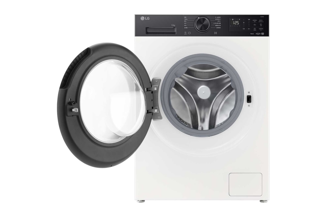 LG人工智能·沐光洗衣机 <br>极简超薄 360°速净喷淋  12Kg晨露白, FW12X5WB2, FW12X5WB2, thumbnail 2