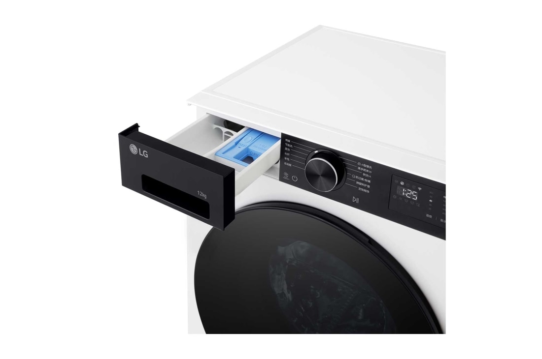 LG人工智能·沐光洗衣机 <br>极简超薄 360°速净喷淋  12Kg晨露白, FW12X5WB2, FW12X5WB2, thumbnail 5