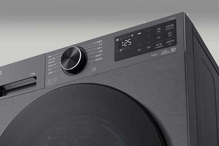 它显示了洗衣机的外观。