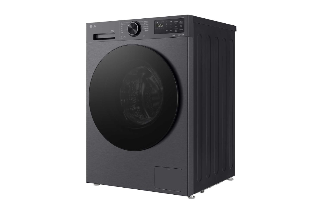 LG人工智能·沐光洗衣机 <br>极简超薄 360°速净喷淋  12Kg暮云黑, FW12X5BB1, thumbnail 10