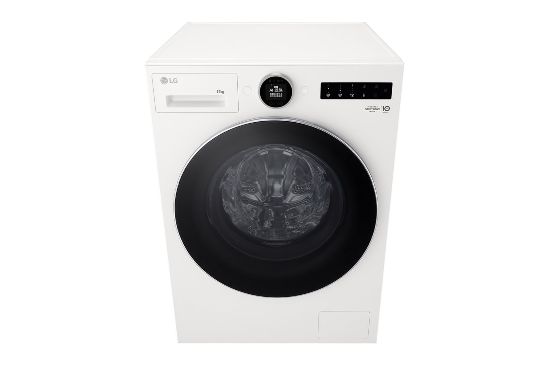 LG  LG人工智能·觅境洗衣机 <br>极简超薄 360°速净喷淋  12Kg 晨露白,  右侧, FW12X9WCA, thumbnail 3