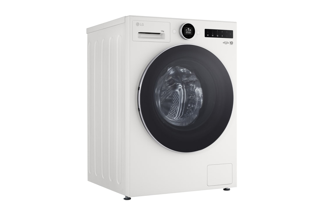 LG  LG人工智能·觅境洗衣机 <br>极简超薄 360°速净喷淋  12Kg 晨露白,  旋钮显示详情, FW12X9WCA, thumbnail 6
