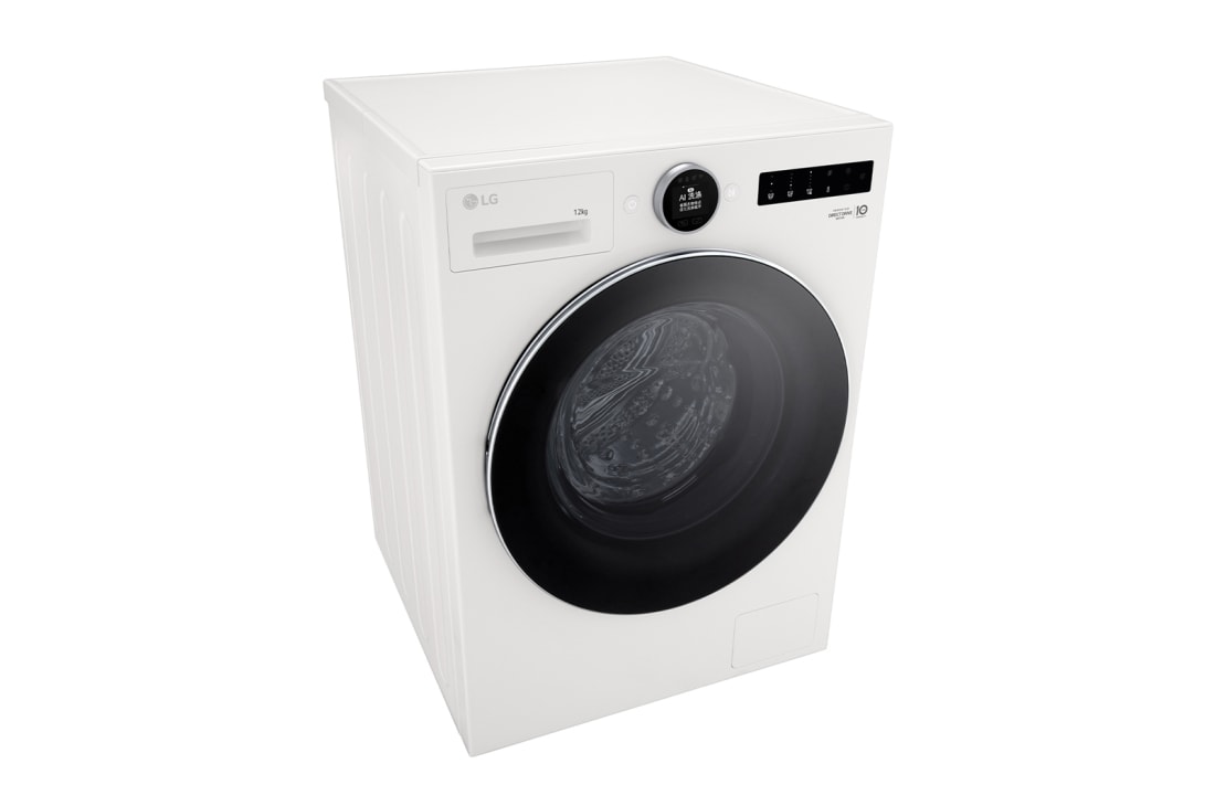 LG  LG人工智能·觅境洗衣机 <br>极简超薄 360°速净喷淋  12Kg 晨露白,  滚筒, FW12X9WCA, thumbnail 7