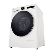 LG  LG人工智能·觅境洗衣机 <br>极简超薄 360°速净喷淋  12Kg 晨露白,  侧面, FW12X9WCA, thumbnail 10