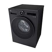 LG  LG人工智能·觅境洗衣机 <br>极简超薄 360°速净喷淋  12Kg暮云黑, 左低角度, FW12X9BCA, thumbnail 9