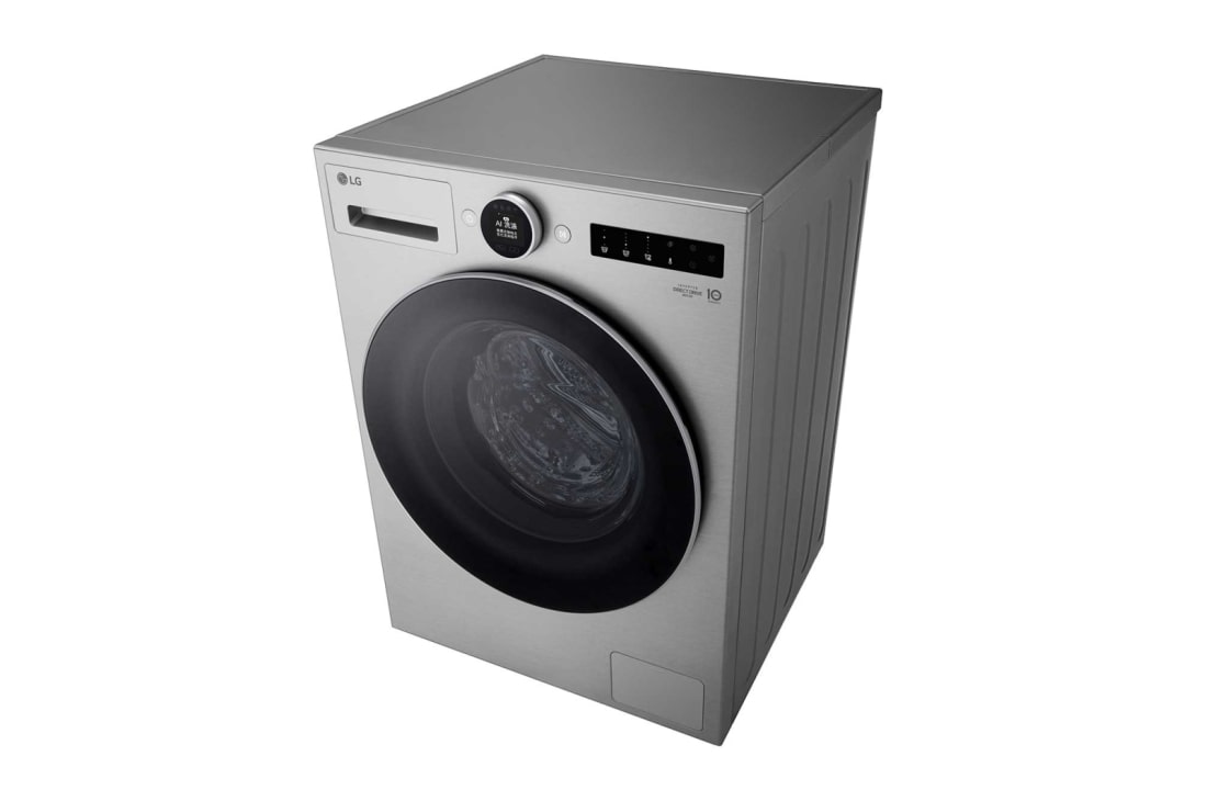 LG  LG人工智能·觅境洗衣机 <br>极简超薄 360°速净喷淋  12Kg月夜银,  左低角度, FW12X9SCA, thumbnail 9