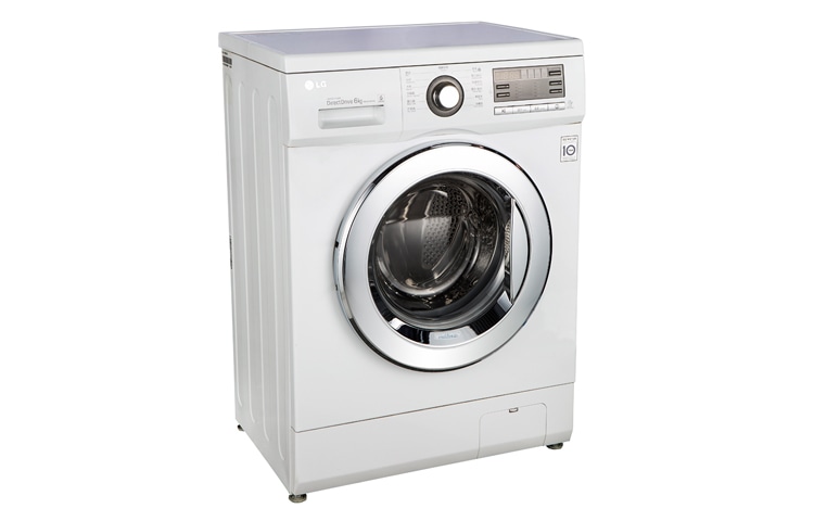 LG 6KG最高转速1200滚筒洗衣机, WD-N12410D, thumbnail 2