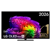 65 inch LG OLED evo AI G6 4K Smart TV 2026