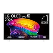 Vue avant de 42 pouces (106 cm) | LG OLED evo AI C6 | 4K Smart TV | 2026 OLED42C68LA