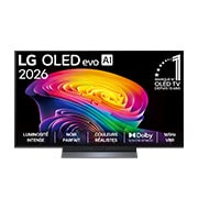 Vue avant de 48 pouces (121 cm) | LG OLED evo AI C6 | 4K Smart TV | 2026 OLED48C68LA