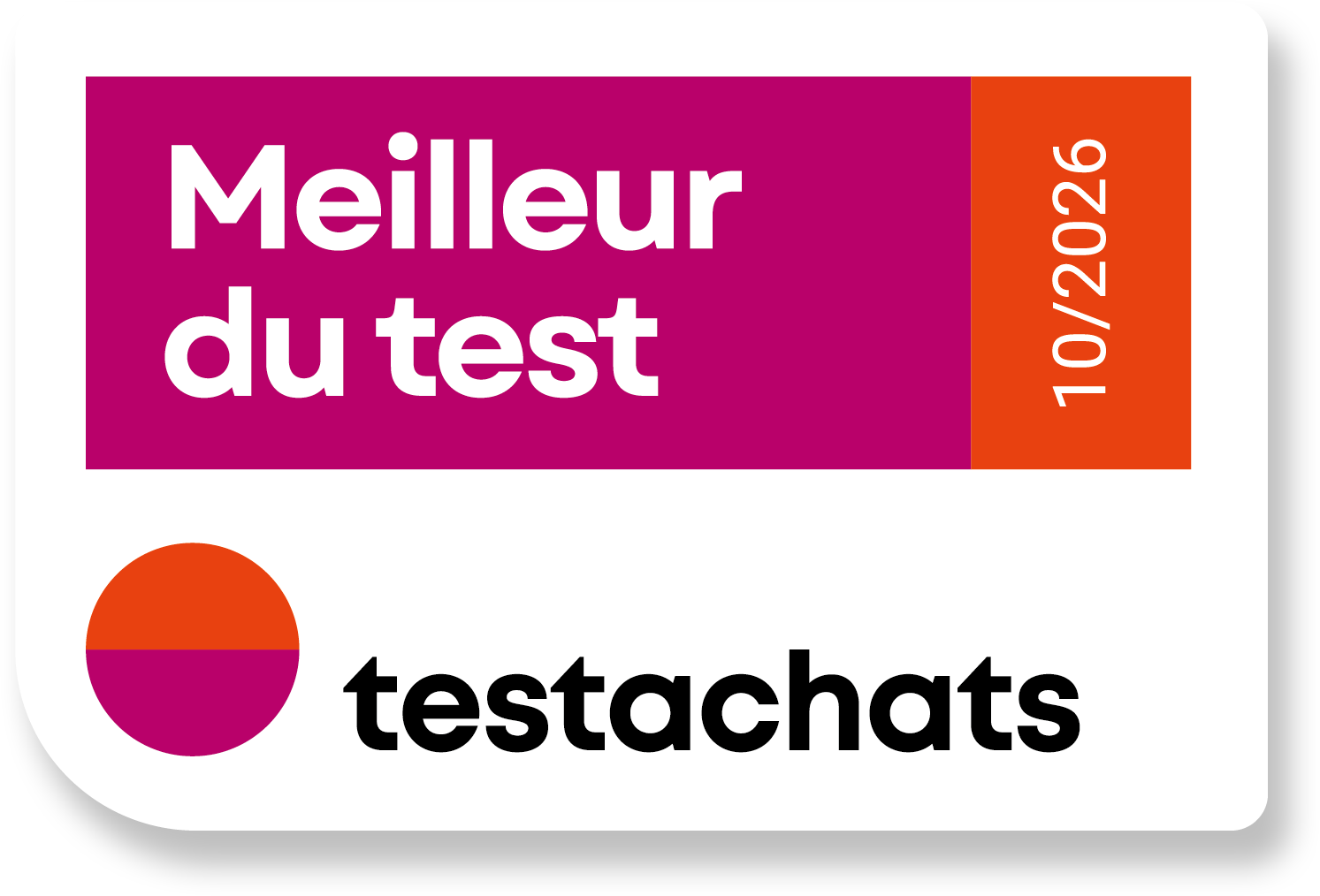 Testachats  Meilleur du test  (10/2026)