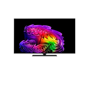 La vue avant de la LG OLED evo AI G6, lancée en 2026, affiche une image de formes multicolores superposées, avec la technologie Hyper Radiant Color, Noir absolu et couleur réaliste, ainsi que le badge OLED TV n° 1 au monde pendant 13 ans.