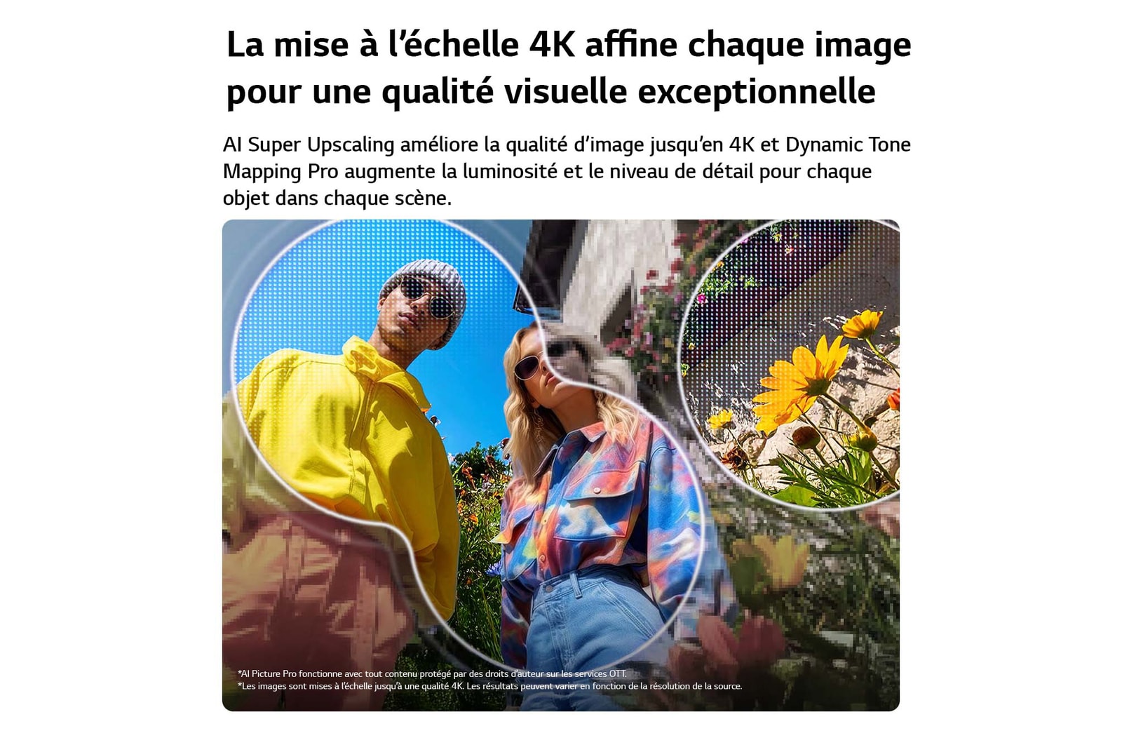 La Mini LED LG QNED evo AI QNED86 au design ultra fin est fixée au mur dans un espace de vie lumineux et ouvert et se fond à l’intérieur tout en affichant une œuvre d’art géométrique abstraite audacieuse.