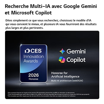 Smart TV LG QNED evo AI QNED86 Mini LED 4K 2026 55 pouces