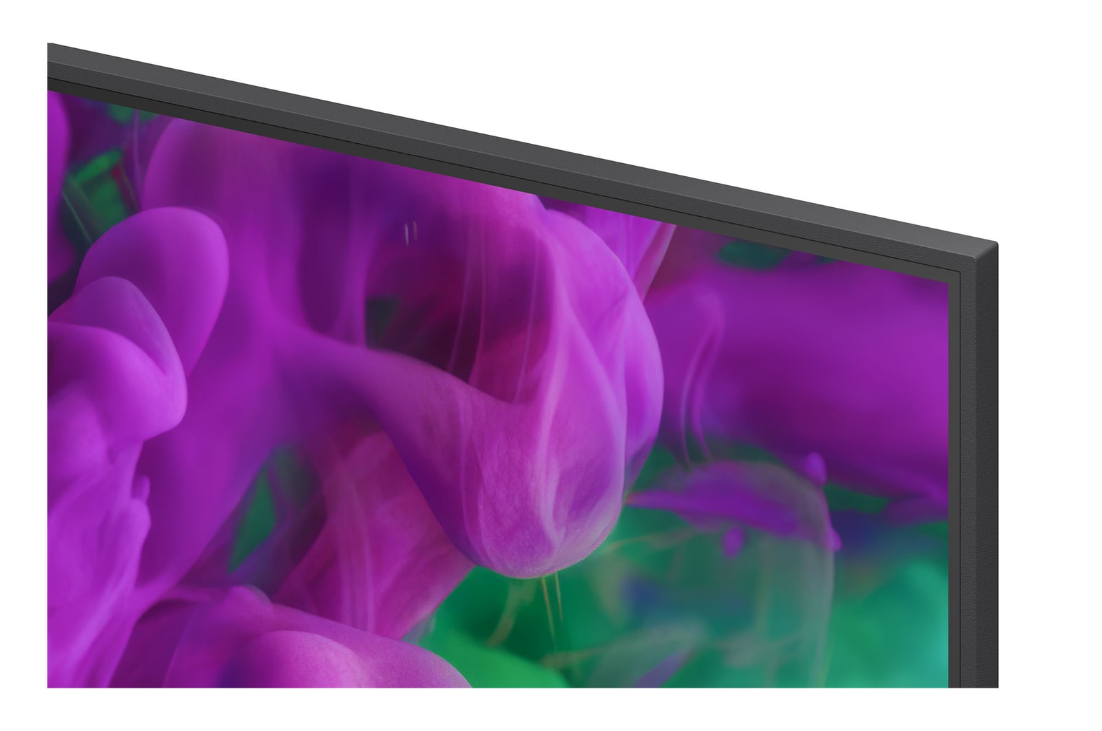 La Mini LED LG QNED evo AI QNED86 met en valeur la Mini LED avec Precision Dimming dans une scène de forêt divisée, avec des noirs plus profonds et un contraste plus raffiné que la LED conventionnelle, tandis que la lumière du soleil filtre à travers les arbres pour une clarté et une profondeur accrues.