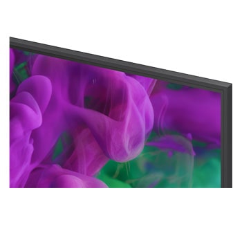 La Mini LED LG QNED evo AI QNED86 met en valeur la Mini LED avec Precision Dimming dans une scène de forêt divisée, avec des noirs plus profonds et un contraste plus raffiné que la LED conventionnelle, tandis que la lumière du soleil filtre à travers les arbres pour une clarté et une profondeur accrues.