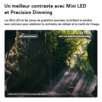 LG QNED evo AI QNED86 Mini LED est doté d’un hub AI pour la personnalisation, avec une icône AI au-dessus d’une télécommande entourée d’étiquettes pour la recherche multi-IA, AI Concierge, AI Voice ID avec My Page, AI Chatbot, AI Picture Wizard et AI Sound Wizard.