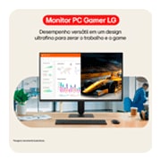Side view of a monitor showing adjustable stand and ergonomic design.
