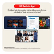 LG FHD Monitor illustrating AMD FreeSync Premium technology with a side-by-side comparison of disabled and enabled modes.