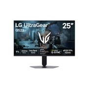 Vista frontal de Monitor LG UltraGear™ 25G523B - 200Hz Nativo, Tela IPS 25”, 1ms real (GtG), NVIDIA G-SYNC, AMD FreeSync Premium™, HDR10, sRGB 99%, HDMI, DisplayPort, Saída para fone de ouvido 25G523B-B