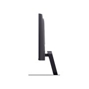 Rear view of the monitor showing the stand attachment area and rear ports