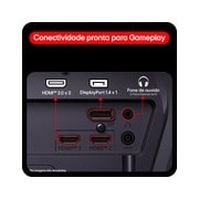 El LG UltraGear™ Monitor 24G411A ofrece movimiento de juego fluido gracias a su frecuencia de actualización Overclock de 144Hz (nativo 120Hz).