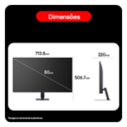 Rear view of a gaming monitor showing its connectivity ports, including one HDMI™ 2.0 input, one DisplayPort 1.4 port, and 3-pole H/P out.