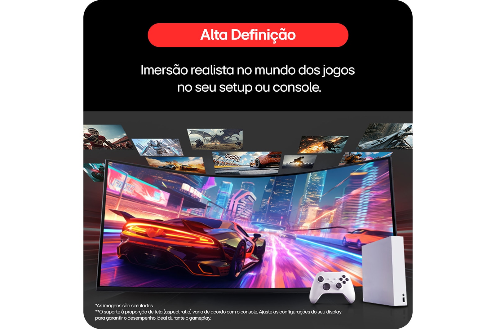 Right side view of a 52-inch UltraGear evo G9, 5K2K 240Hz Gaming Monitor with tilt adjustment  (52G930B)