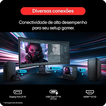 Right side view of a 52-inch UltraGear evo G9, 5K2K 240Hz Gaming Monitor with tilt adjustment (52G930B)