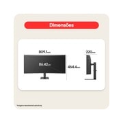 Slight left angle front view of ultrawide monitor