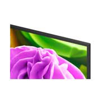 A LG SMART TV AI LB65 conta com o AI Hub para personalização, com um ícone de AI sobre um controle remoto, cercado pelas funcionalidades Multi AI Search, AI Concierge, AI Voice ID com My Page e AI Chatbot.