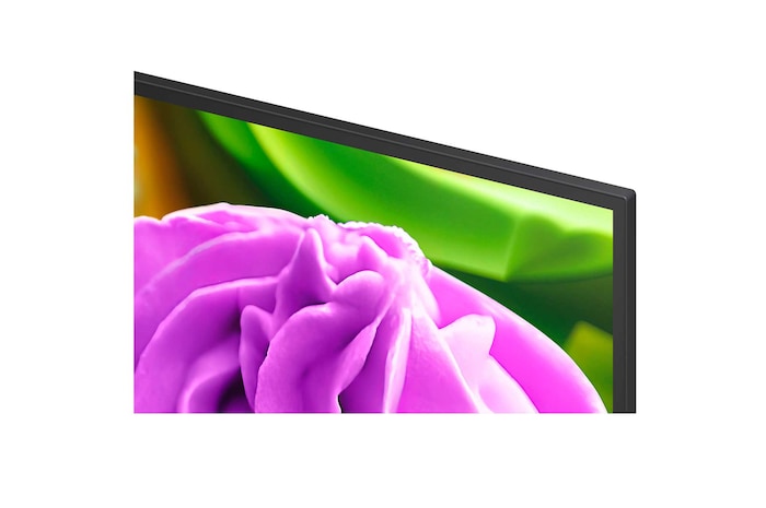 A LG SMART TV AI LB65 conta com o AI Hub para personalização, com um ícone de AI sobre um controle remoto, cercado pelas funcionalidades Multi AI Search, AI Concierge, AI Voice ID com My Page e AI Chatbot.