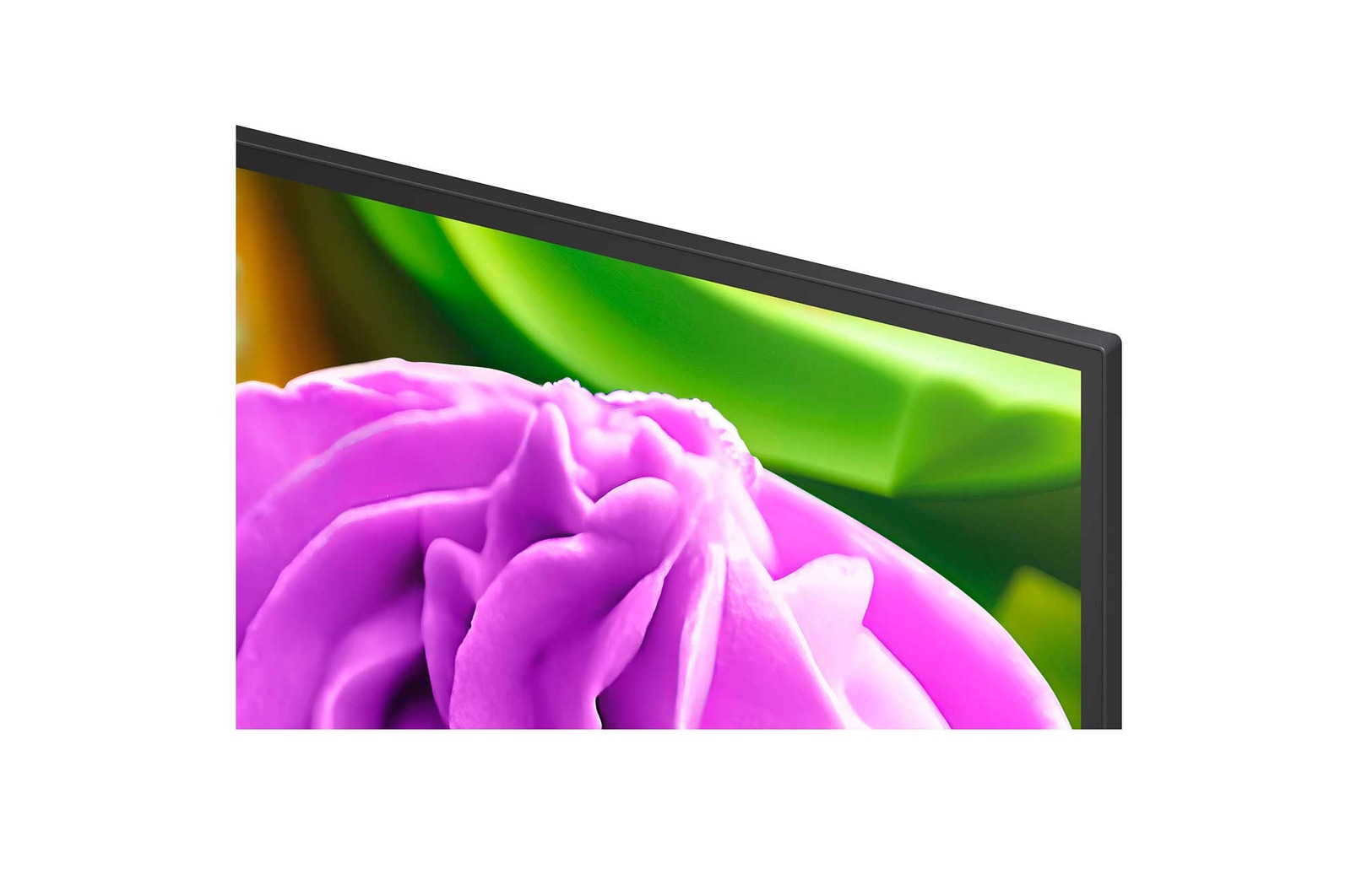 A LG SMART TV AI LB65 conta com o AI Hub para personalização, com um ícone de AI sobre um controle remoto, cercado pelas funcionalidades Multi AI Search, AI Concierge, AI Voice ID com My Page e AI Chatbot.