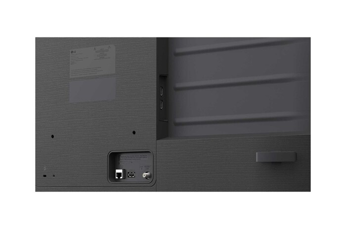 LG SMART TV AI LB65 home screen navigates into the LG Channels interface, with free live TV channels, movies, and exclusive content. It highlights direct access to hundreds of entertainment options with no payment, no subscription, and no set-top box required.