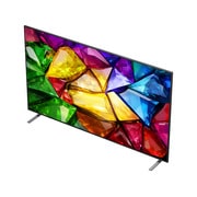A LG Mini RGB evo AI MRGB85 destaca a qualidade visual sem perdas, exibindo uma paisagem vibrante com profundidade nítida contra uma área escura ao redor, refletindo o desempenho visual como uma conexão de TV com fio.