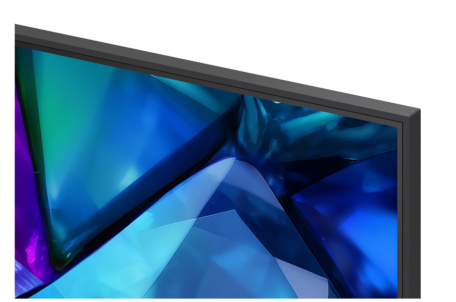 A LG Mini RGB evo AI MRGB85 com Ultimate Gameplay exibe uma cena de corrida vibrante e em alta velocidade com uma imagem de comparação desfocada destacando o Motion Booster 288, além de suportar 144Hz, VRR, AMD FreeSync, ALLM, HGiG e GeForce NOW.