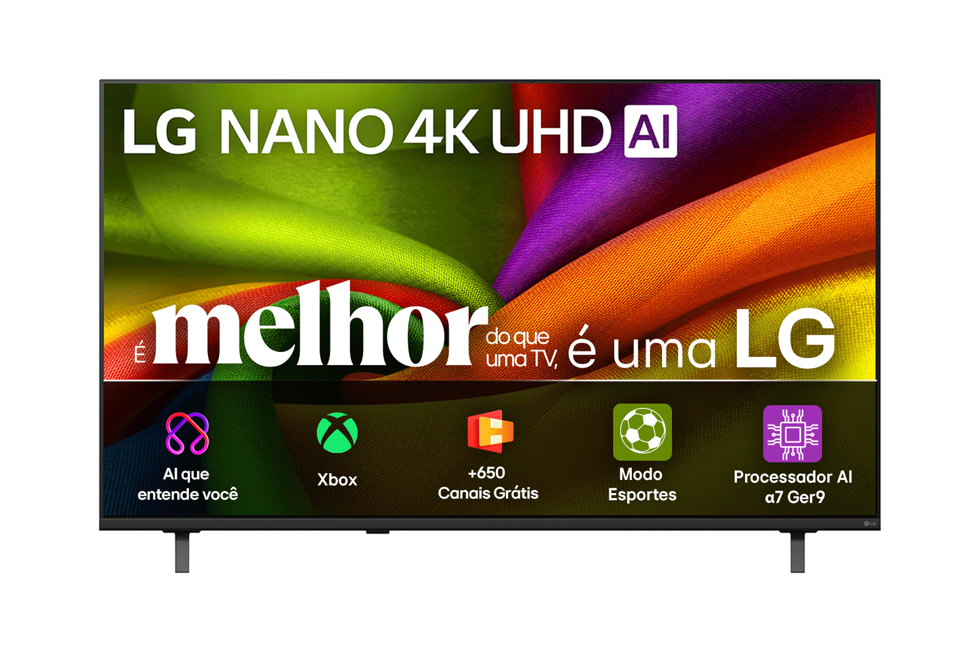 Smart TV LG NANO UHD AI 4K NU850 43 polegadas 2026 - 43NU850BPSA