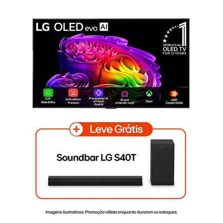 Smart TV LG OLED evo AI 4K G6 65 polegadas 2026 - OLED65G6PSA
