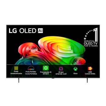 LG Smart TV LG OLED AI 4K B6 65 polegadas 2026+Soundbar LG S40T - 300W RMS, 2.1 Canais, Dolby Digital, Sem fios, Bluetooth 5.3, Entrada Óptica, HDMI, AI Sound Pro, OLED65B6.S40T