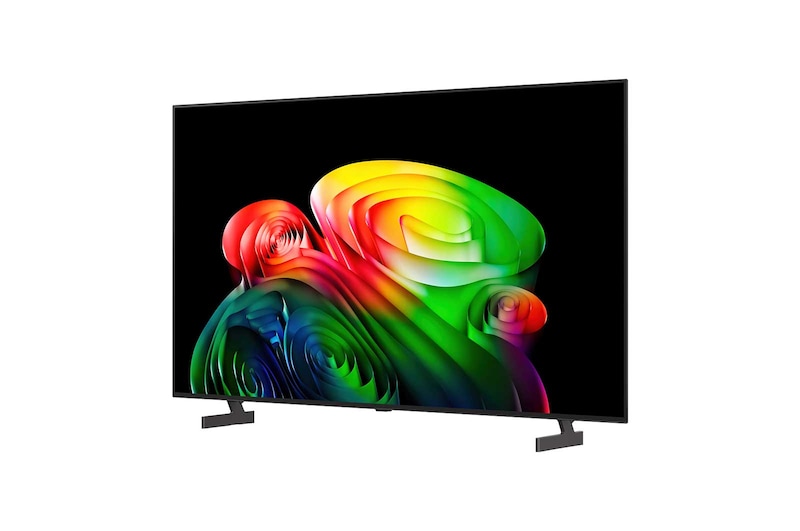 LG OLED evo C6 AI TV’s alpha 11 AI Processor 4K Gen3 glows in purple and blue light on a dark circuit board, highlighting the Dual AI Engine and delivering NPU up to x5.6 faster, CPU 50% faster, and GPU 70% stronger performance.