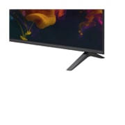 A LG QNED evo AI QNED80 Mini LED com Alerta de Esportes, criada pelo AI Concierge, exibe uma partida de futebol ao vivo com um painel de IA na tela apresentando previsões, informações sobre os jogadores e dados da liga, mostrando como a IA analisa o jogo para prever os resultados da partida.